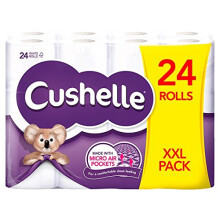 Cushelle XXL 24 Rolls of Toilet Paper (Pack of 24 Rolls)