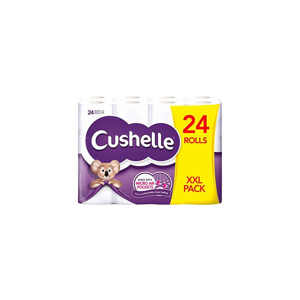 Cushelle Xxl 24 Rolls Of Toilet Paper (Pack Of 24 Rolls)