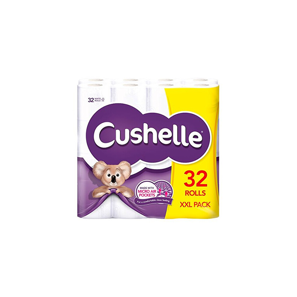 Cushelle Xxl 32 Rolls Of Toilet Paper (Pack Of 32 Rolls)