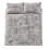 Catherine Lansfield Catherine Lansfield Cuddly Super King Duvet Set Silver 5