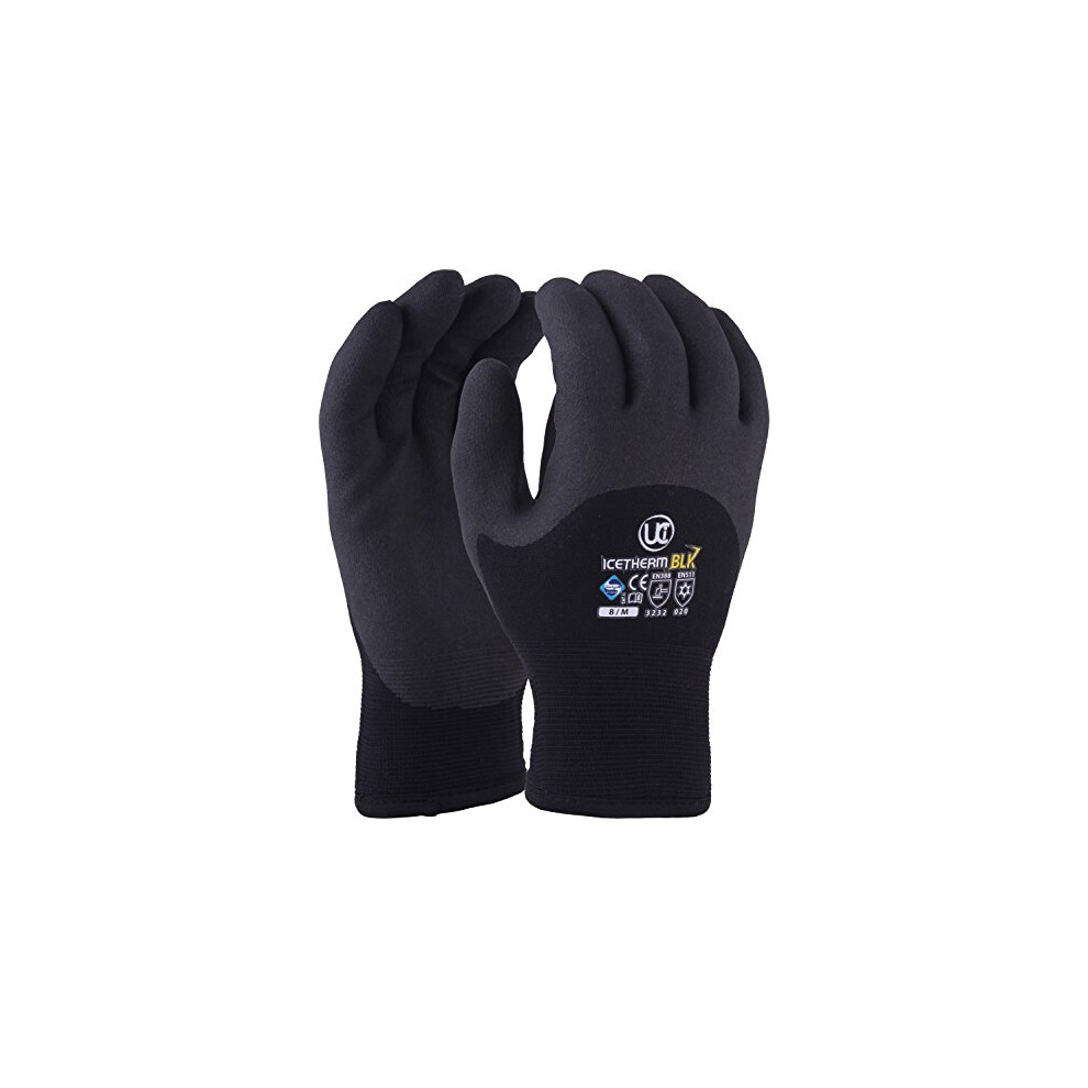 Uci Icetherm-Bk - Thermal Insulated 3/4 Coated Work Gloves - 9/Large 5060268233829