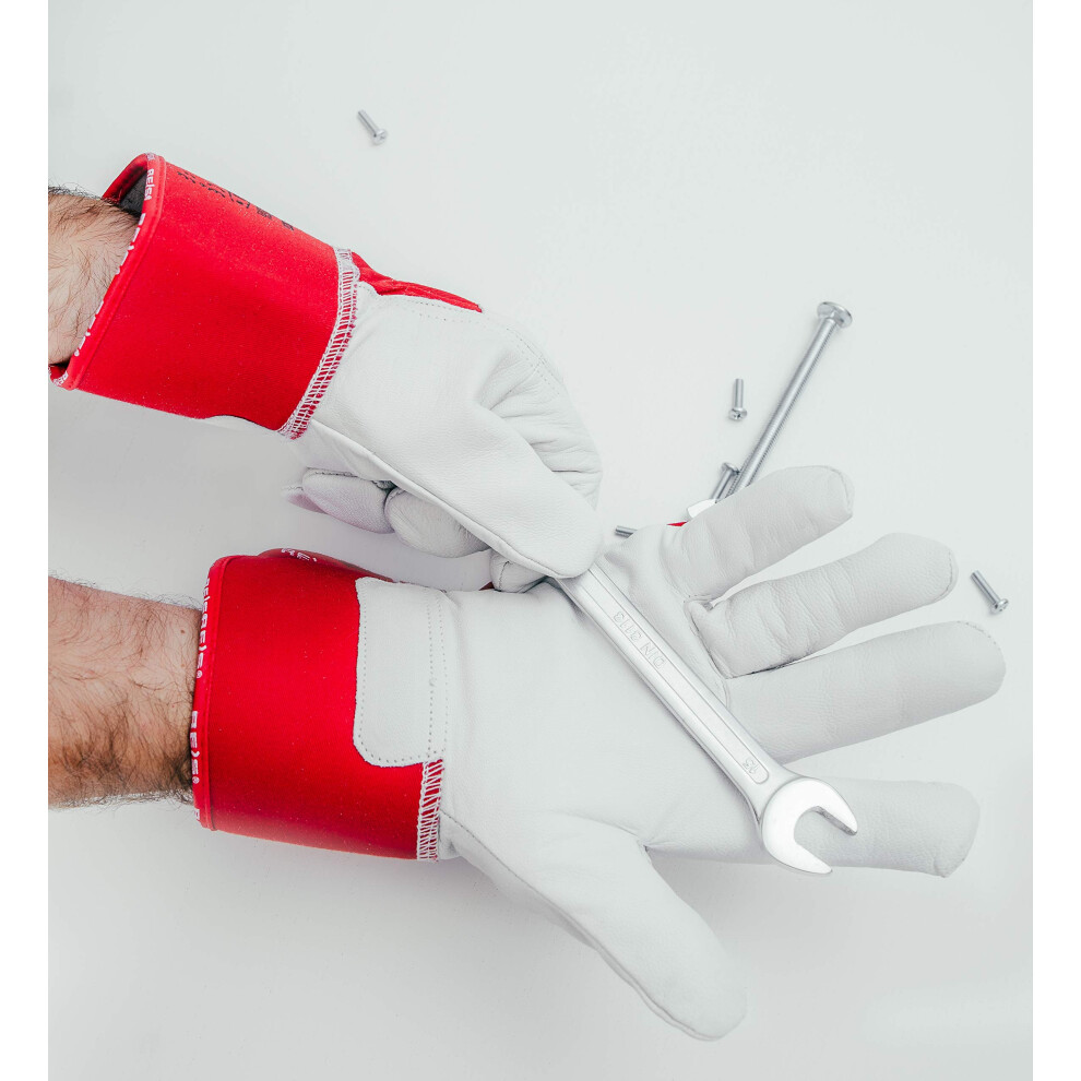 Uci Usur/Pr - Premium Heavy Duty Rigger Work Gloves Red - 10/Xl 5060268234437