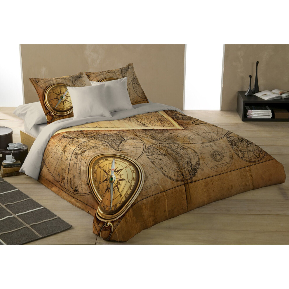 OLD WORLD NAVIGATION King Size Bed Duvet Cover & Pillowcase Set