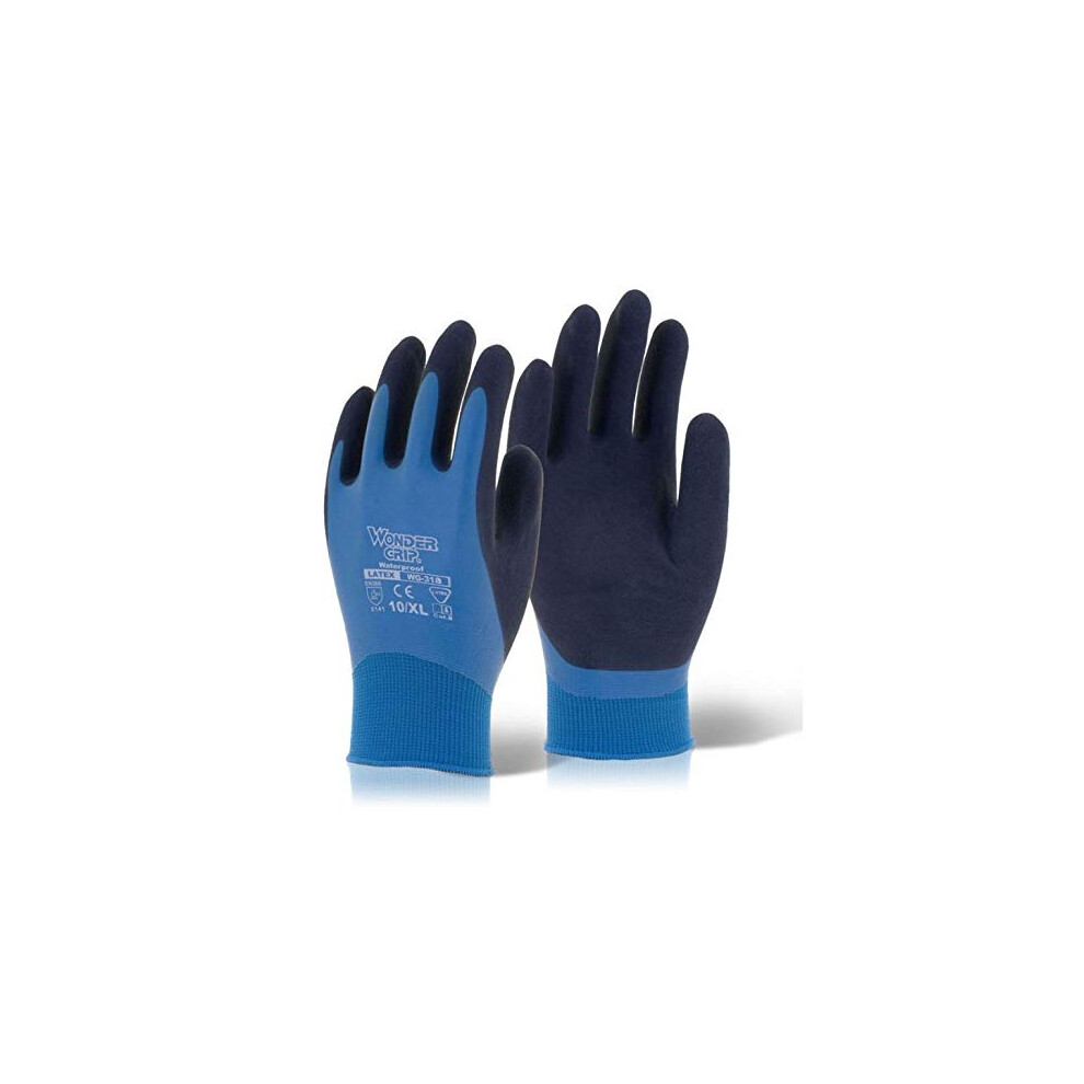 Wonder Grip Aqua Wg-318 Gloves Fully Coated Latex Waterproof (11 - Xxl) 5060268239791