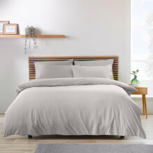 Catherine Lansfield So Soft Easy Iron King Duvet Cover Set Grey