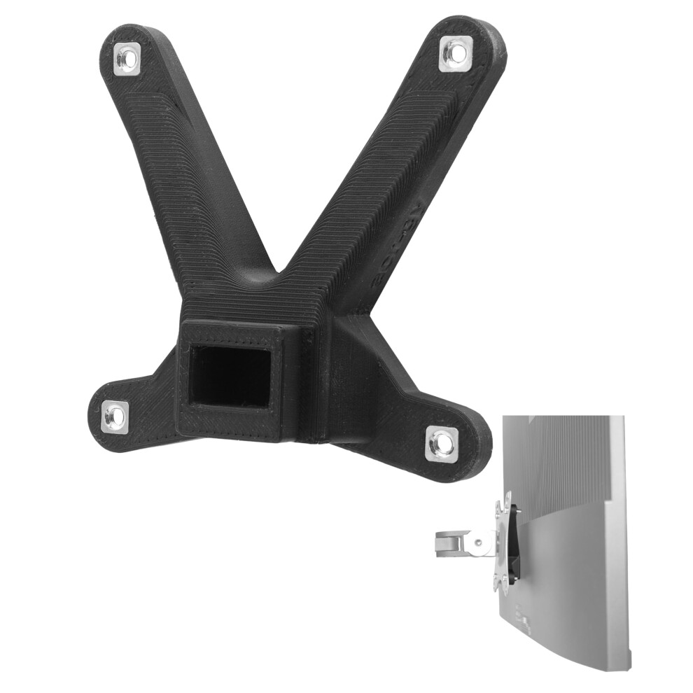 3Idee Vesa Adapter Compatible With Acer Monitor (Qg240yh3, Qg270h3) - Monitor Mount Adapter 75 X 75 Mm - For Monitors Without Vesa Connection For 5430003772195