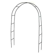 Garden Arch Stylish Modern Archway Perfect for Climbing Plants Decorative Shrubs Trees Roses Added Stability Made from Coated Steel Tubing with Easy