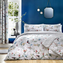 Duvet Cover Set with Pillowcases 3 Piece, Printed 200 Thread Count 100% Cotton White Duvet Cover/Charcoal/Grey/Black Bedding Set Double King Super