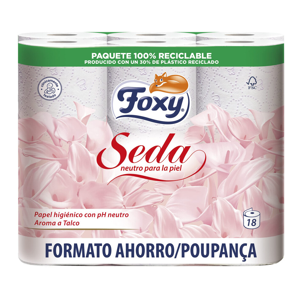 Foxy Toilet Paper (Toilet Paper), 18 Rolls