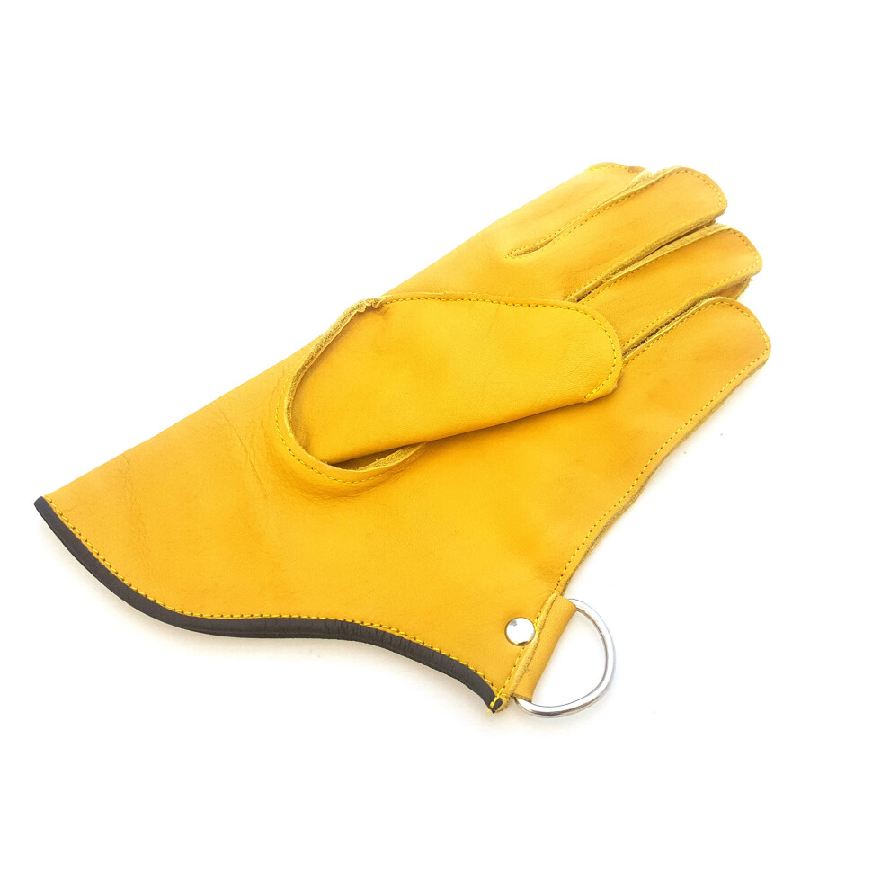 Starlingukpk Quality Single Layer Soft Genuine Cowhide Leather Falconry Short Gloves/Bird Handling Gloves/Pet Gloves. Short Cuff Falcon/Small Hawk, 8438562035222