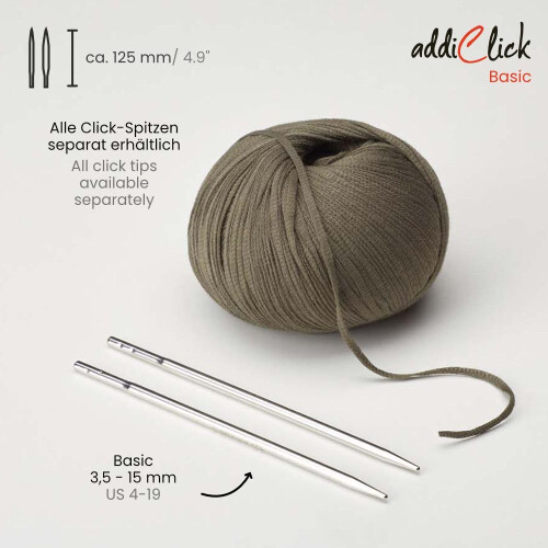 ADDICLICK BASIC SFATURI DE BAZA DE TIMITABILA DE BASIC 12,0MM 2