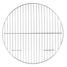 (Light Grey, 43.5cm) High Heat Charcoal Fire Chromed Round Cooking Grates/Cooking Grid Fit for 18.5?/22.5? Kettle Grill Charcoal Grill