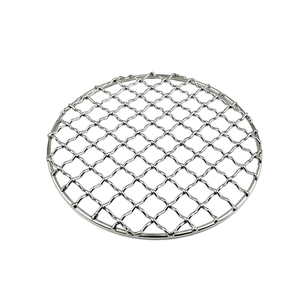 (CL) Bacon Grill Tool Iron Nets 304 Stainless Steel Round BBQ Grill Mesh Home Roast Nets Barbecue Accessories-image-OPC-PG9WFPT-NEW