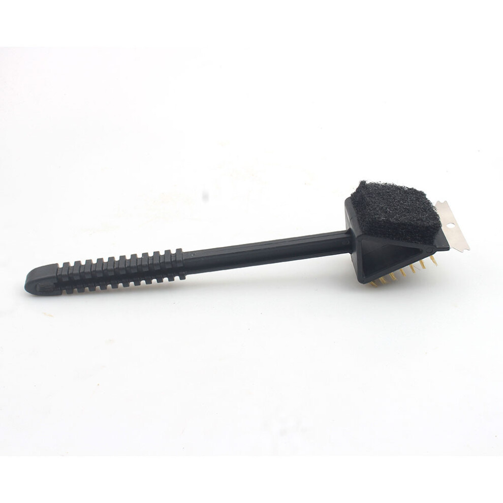 Plastic Handle Copper Wire Brush 15 Inch Triangle Copper Wire Brush Cleaning Brush Barbecue Mesh Brush Barbecue Tool-image-OPC-PG9WFTN-NEW