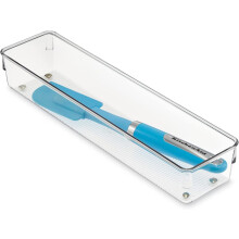 iDesign Linus Plastov    organiz   r do z   suviek bez BPA     8,9 cm x 24,4 cm x 5,2 cm, priehladn