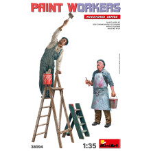 MIN38094 - Miniart 1:35 - Paint Workers w/ Accessories