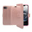 (Rose Gold) For Apple iPhone 16e Wallet Flip PU Leather Phone Case 1