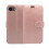 (Rose Gold) For Apple iPhone 16e Wallet Flip PU Leather Phone Case 5