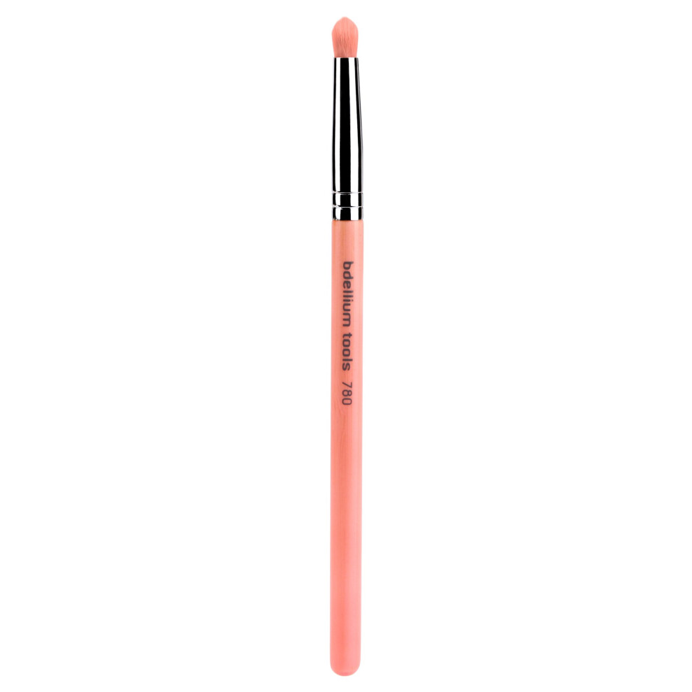 Bdellium Tools Pink Professional Makeup Brush - Bambu Series 780 Pencil - With Soft Synthetic Fibers For Blending Eye Makeup ( 1Pc)