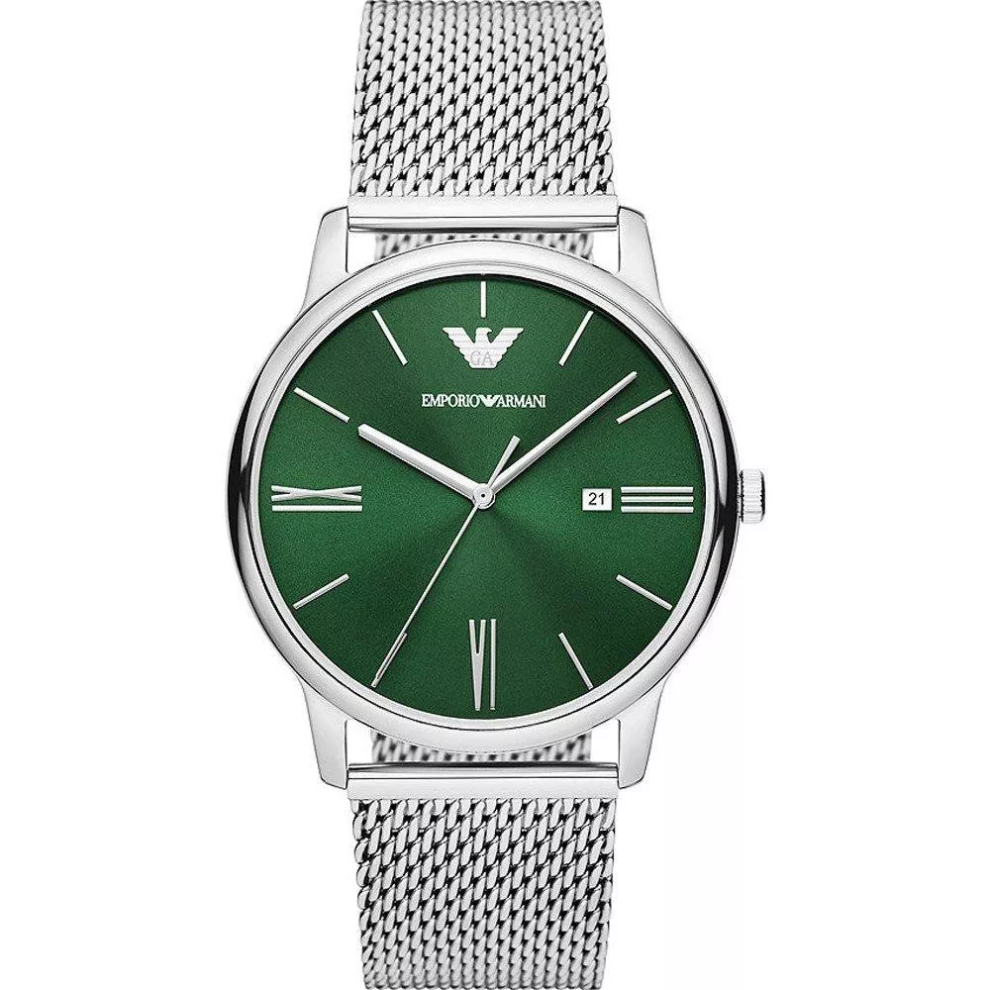 Emporio Armani AR11578 Minimalist Green Dial Men's Watch