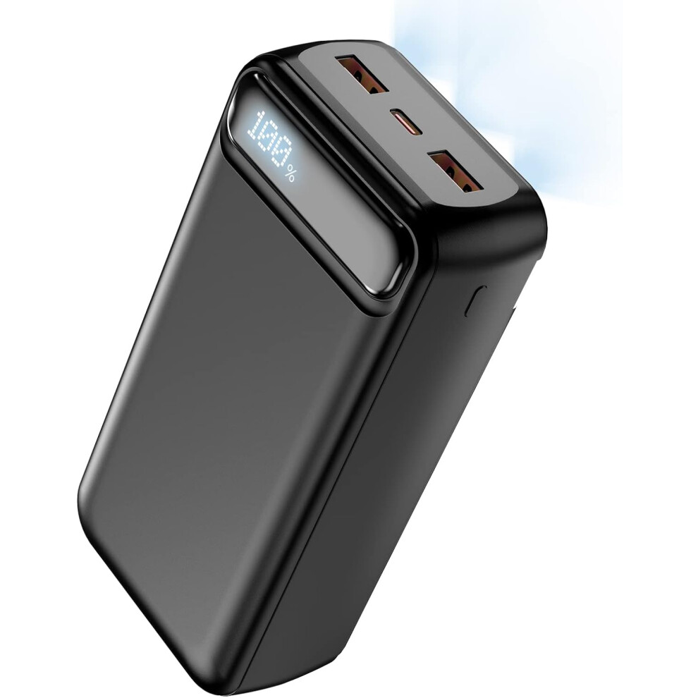 Power Bank 50,000mAh, Small But Strong (USB C Outputs & Input) Quick Charging Function, Power Bank Large Capacity Compatible iPhone /Samsung