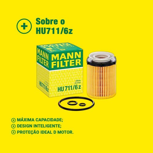 Mann HU 711/6z Engine Oil Filter 2