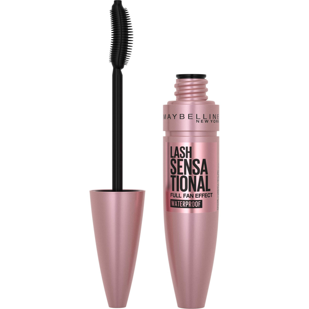Maybelline Lash Sensational Mascara Waterproof 01 Very Black - 0,3 Fl. Oz. (9 Ml)-image