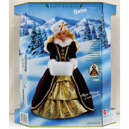 Mattel Mattel Boas festas Barbie Christmas 1996 2
