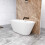 Freestanding Double Ended Bath Bathtub 1500x700mm 2