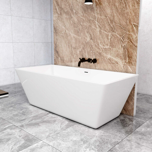 Double Ended Bath 1700x800mm Integral Waste & Overflow 2