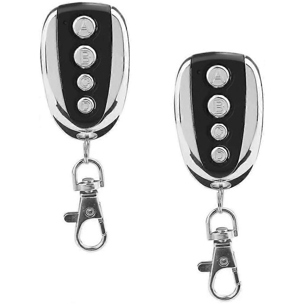 (As Show, One Size) 433.9Mhz Door Remote Control Clone Keys With 4 Buttons For Garage Car 5093442689778