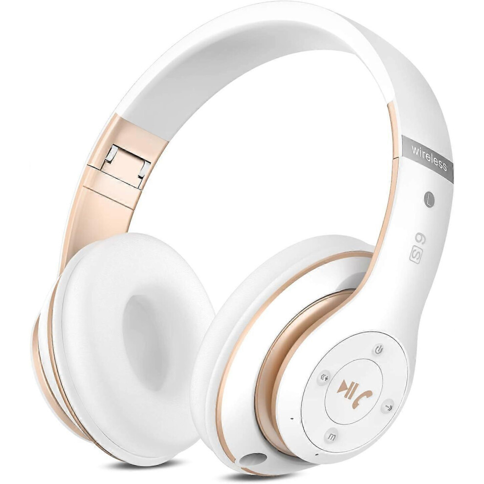 (As Show, One Size) Linjou Bluetooth Headphones Over Ear,With Hd Mic, Fm, Tf For Pc 5093442643312
