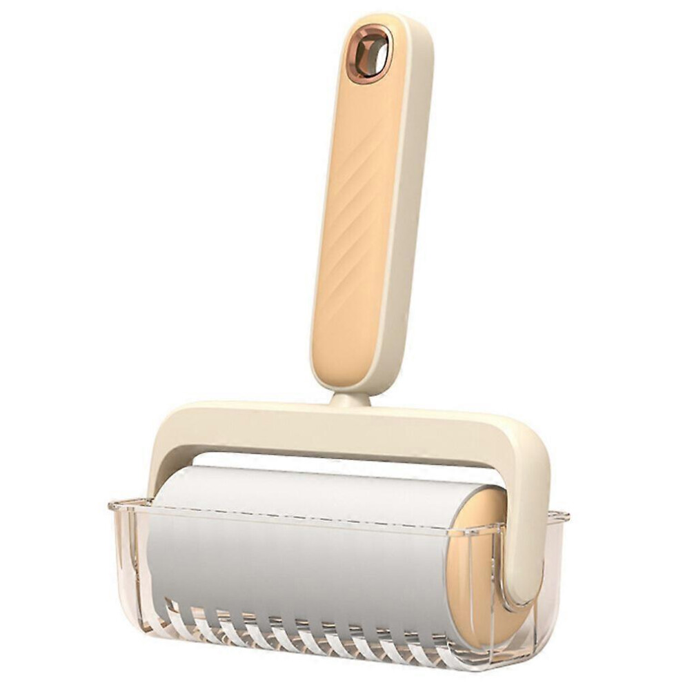 Kricely (As Show, One Size) 1 Set Portable Lint Roller Pet Hair Removal Pet Fur Cleaner Lint Remover Carpet Lint Roller