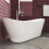 AICA Freestanding Double Ended Bath Bathtub 1700x720mm 2