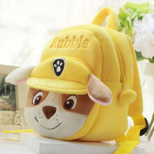 (Rubble)Paw Patrol Plüsch-Rucksack Kinder Weicher Stoff-Schulranzen Geschenke Schultertasche