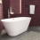 AICA Freestanding Double Ended Bath Bathtub 1500x700mm 2
