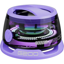 (Purple) Rigwig G200 Pro Magnetic Bluetooth Portable Wireless Speaker, Phone Stand Gaming Speaker, IP67 Waterproof, Outdoor, Golf, Gift for Teens Christmas