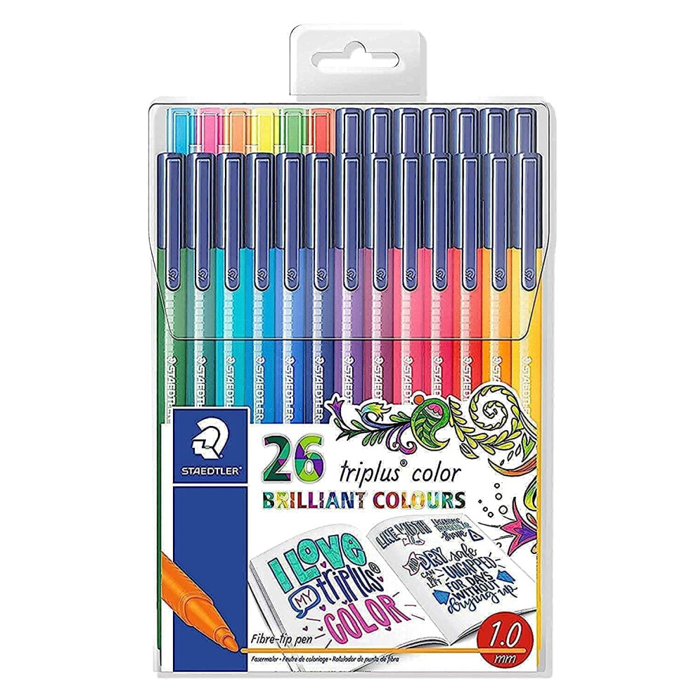 STAEDTLER 26 Triplus Fineliner Fiber Tip Color Pens for Adults Johanna