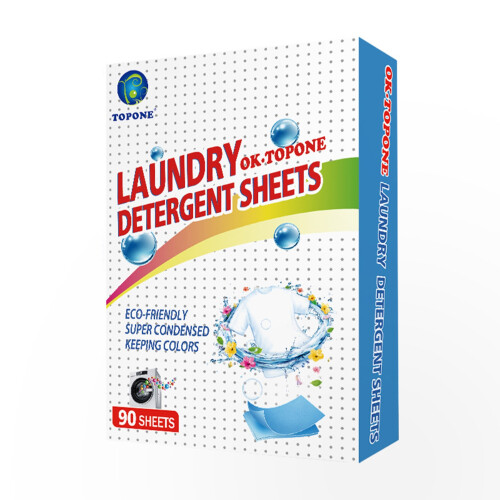 Washer Sheets Detergent Laundry Sheets Eco-Friendly Laundry Soap No Waste Laundry Detergent Stain Remover Liquid