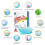Washer Sheets Detergent Laundry Sheets Eco-Friendly Laundry Soap No Waste Laundry Detergent Stain Remover Liquid 9