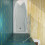 1000x1400mm 3 Fold Folding Bath Shower Screen Modern Hinge Glass Panel 3