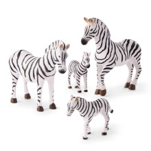 Terra ap? Battat - 4 te ???a Zebra Family - ?ea??st???? p?ast???? f?????e? ???? saf??? - ?a????d?a ?????????? ??p?? ??a pa?d?? ?a? ??p?a ?????a? 3+