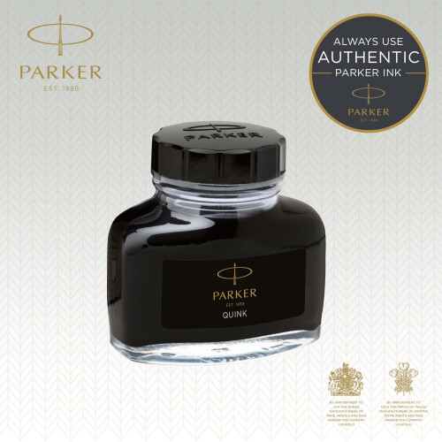 Parker Parker QUINK sort blækflaske til fyldepen - 57 ml 1