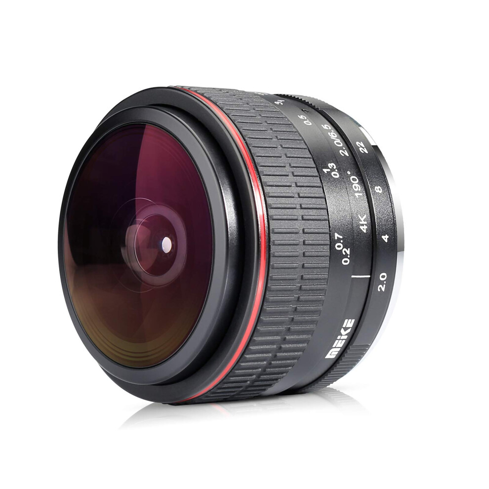 Meike Optics Mk 6.5Mm F2.0 Fisheye - Obiettivo Ultra Grandangolare Per Mft-image