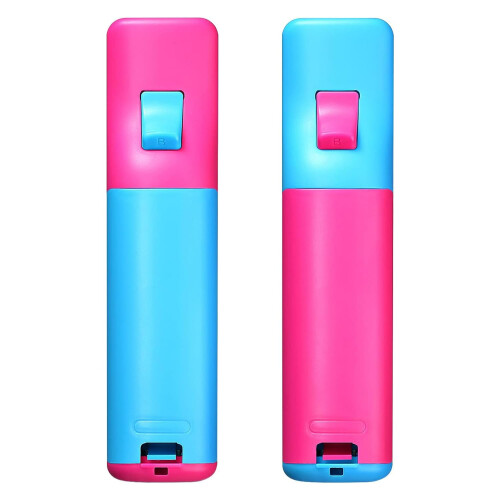 Wii Remote Controller 2 Pack ,with Wrist Strap and Case 1