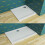 (700×700mm) Slimline Stone Shower Tray Square/Rect +Free Waste 1