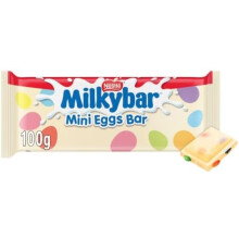 (Pack Of 2) Milkybar Mini Eggs Easter White Chocolate Bar 100g