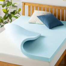 Beste prijs matras 3 inch geventileerd traagschuim matras topper verkoelende gel infusie CertiPUR-US gecertificeerd Queen Blue