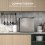 Homcom HOMCOM 35L Tabletop Freezer with Adjustable Temperature Wire Shelf Silver 6