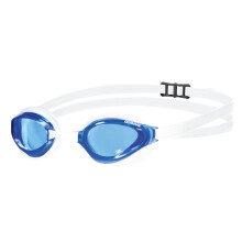 Gafas de nataci n ARENA Python Racing para hombre y mujer, protecci n UV, antivaho, correa doble, lentes antiespejo, azul transparente/blanco/bla